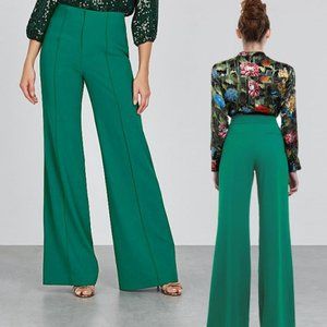 ALICE + OLIVIA Dylan Pant in Juniper Green